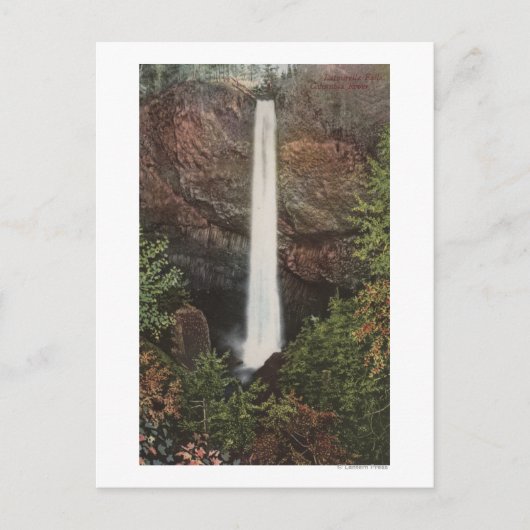 コロンビアリバーOR – ラトゥレル滝ビュー#2 ポストカード (正面)
