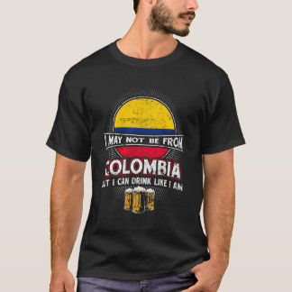 コロンビアレルーツ伝統誇りを持ったコロンビアンズ Tシャツ