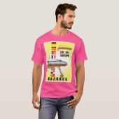 コロンビアヴィンテージ世界最古の航空会社のアヴィアンカ Tシャツ (正面フル)