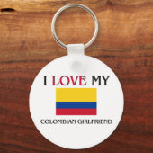 コロンビア人のガールフレンドが大好き キーホルダー (正面)