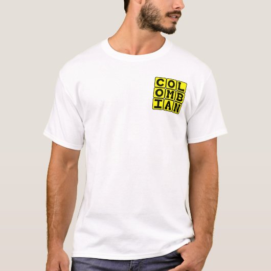 コロンビア人 Tシャツ (正面)