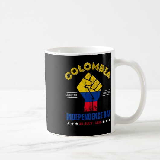 コロンビア共和国 独立記念日 1810-2023 コーヒーマグカップ (右)