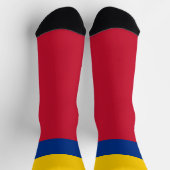 コロンビア国旗おもしろい愛国的コロンビア ソックス (上部)