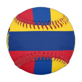 コロンビア国旗とコート・オブ・アームズ 野球ボール (裏面)