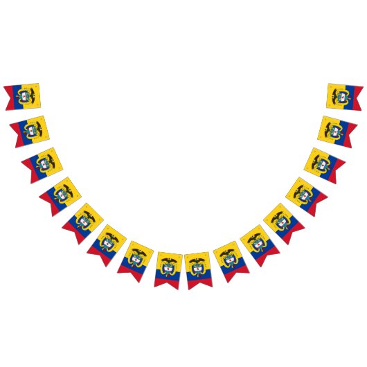 コロンビア国旗とパーティーコロンビアのバナー/結婚式 バンティングフラッグ (全)