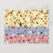 コロンビア国旗と国名品 ポストカード (正面)