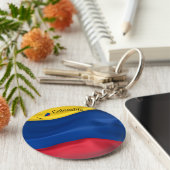 コロンビア国旗のキーチェーンが大好き キーホルダー (側面)
