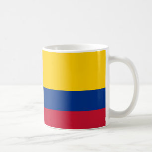コロンビア国旗のセラミックマグカップ コーヒーマグカップ