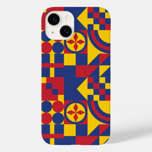 コロンビア国旗のパタカラフルーン Case-Mate iPhoneケース (裏面)