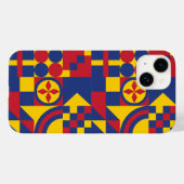 コロンビア国旗のパタカラフルーン Case-Mate iPhoneケース (裏面 (横))