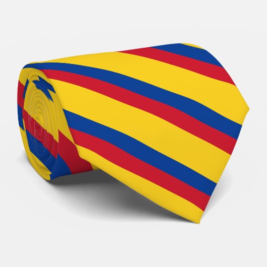 コロンビア国旗のパターンのネクタイ ネクタイ (ロール)