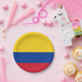 コロンビア国旗のプレート、パーティー、スポーツ、コロンビア ペーパープレート (パーティー)