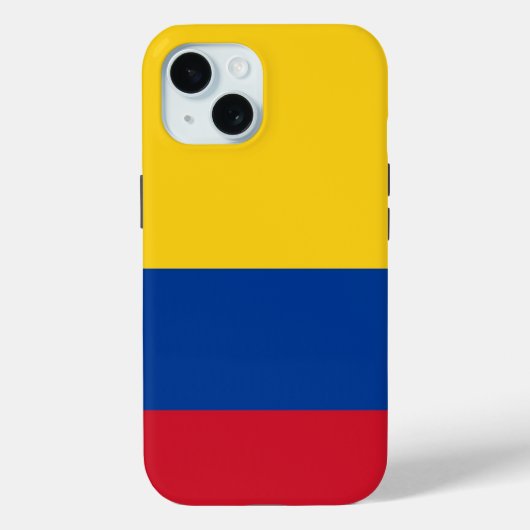 コロンビア国旗のApple iPhone 15 Case-Mate iPhoneケース (裏面)