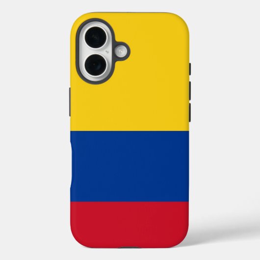 コロンビア国旗のApple iPhone 16 Case-Mate iPhoneケース (裏面)