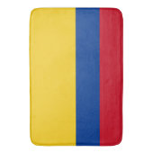 コロンビア国旗を持つ大きなバスマット バスマット (正面縦)