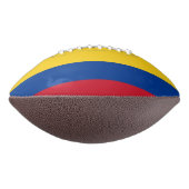 コロンビア国旗を持つ愛国的なアメリカンフットボール アメリカンフットボール (回転270)