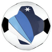 コロンビア国旗を掲げた愛国的なサッカーボール サッカーボール (回転)