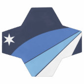 コロンビア国旗を掲げた愛国的なサッカーボール サッカーボール (フラット)