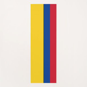 コロンビア国旗を掲げた愛国的なヨガマット ヨガマット