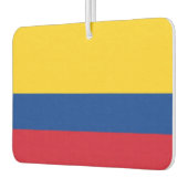 コロンビア国旗を掲げた車の新入生 カーエアーフレッシュナー (左)