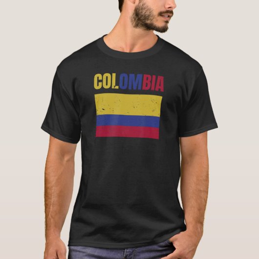 コロンビア国旗コロンビア・ヘリット共和国 Tシャツ (正面)