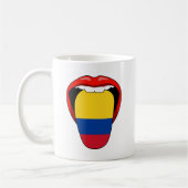 コロンビア国旗コロンビア・舌マグカップ コーヒーマグカップ (左)