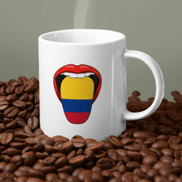 コロンビア国旗コロンビア・舌マグカップ コーヒーマグカップ