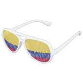 コロンビア国旗 アビエーターサングラス (アングル)