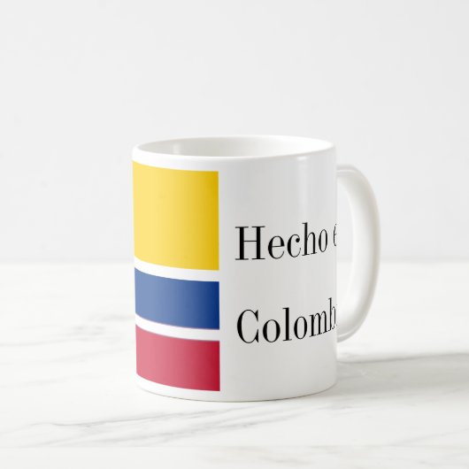 コロンビア国旗 コーヒーマグカップ (正面右)