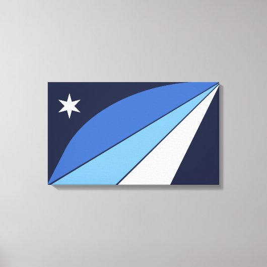 コロンビア国旗（サウスカロライナ） キャンバスプリント (正面)