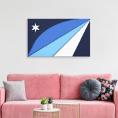 コロンビア国旗（サウスカロライナ） キャンバスプリント (インサイチュ (リビング))