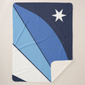 コロンビア国旗(サウスカロライナ) シェルパブランケット (正面)