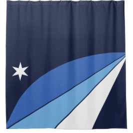 コロンビア国旗（サウスカロライナ） シャワーカーテン