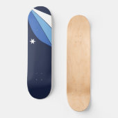 コロンビア国旗（サウスカロライナ） スケートボード (正面)