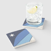 コロンビア国旗（サウスカロライナ） ストーンコースター (横)