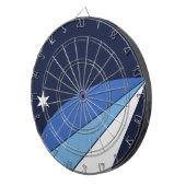 コロンビア国旗（サウスカロライナ） ダーツボード (正面右)