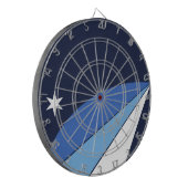 コロンビア国旗（サウスカロライナ） ダーツボード (正面左)