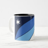 コロンビア国旗（サウスカロライナ） ツートーンマグカップ (正面左)