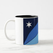 コロンビア国旗（サウスカロライナ） ツートーンマグカップ (左)