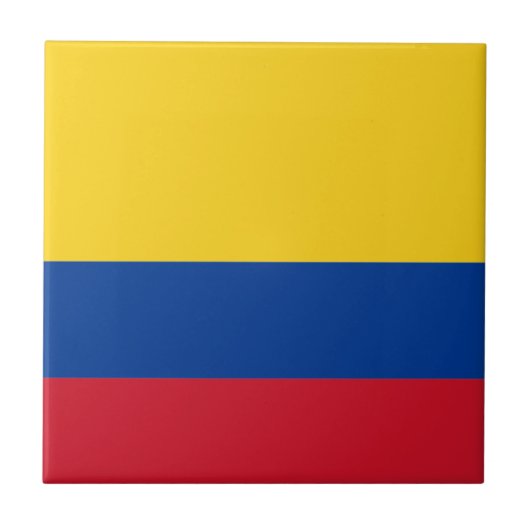コロンビア国旗 タイル (正面)