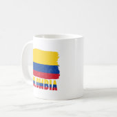 コロンビア国旗 トラベル コーヒーマグカップ (正面左)