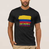 コロンビア国旗 トラベル Tシャツ (正面)