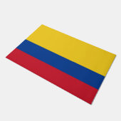 コロンビア国旗 ドアマット (アングル)