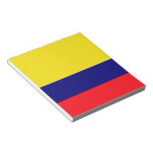 コロンビア国旗 ノートパッド (アングル)