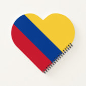 コロンビア国旗 ノートブック (裏面)