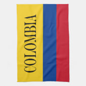 コロンビア国旗 – バンデラ・デ・コロンビア キッチンタオル (縦)