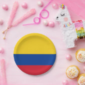 コロンビア国旗 – バンデラ・デ・コロンビア ペーパープレート (パーティー)