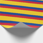 コロンビア国旗 – バンデラ・デ・コロンビア ラッピングペーパー (角)