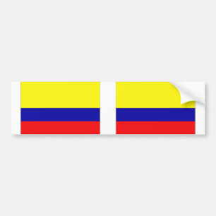 コロンビア国旗 バンパーステッカー