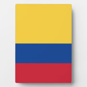 コロンビア国旗 フォトプラーク (正面)